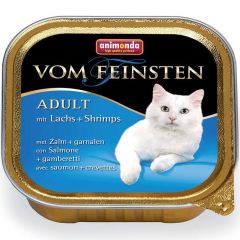 Vom Feinsten Somonlu Ve Karidesli Yetişkin Kedi Konservesi 100 Gr