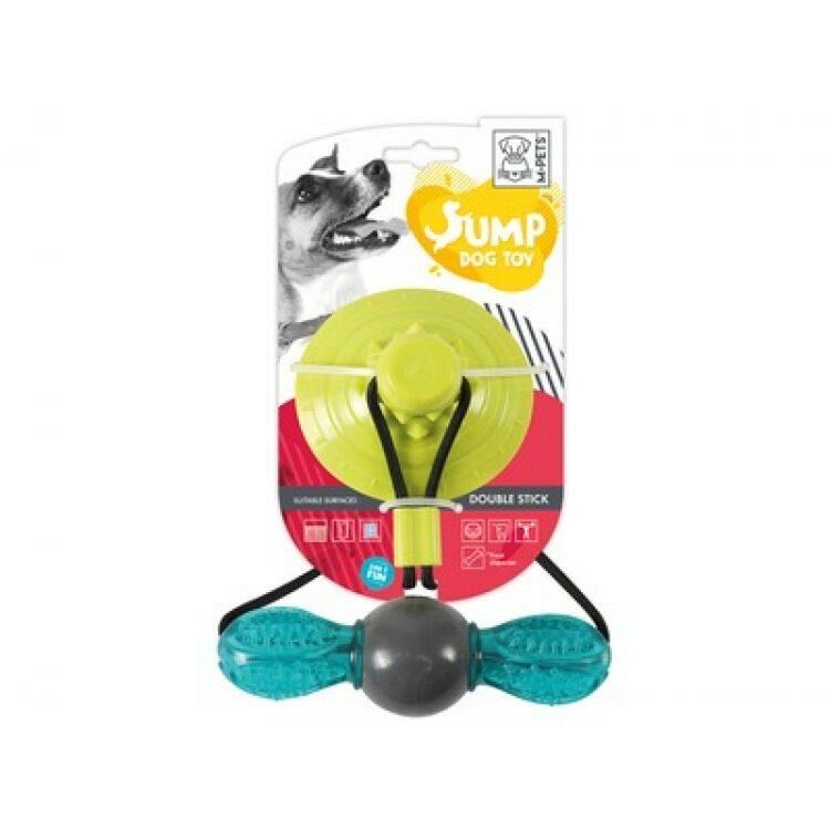 M-Pets Jump Double Stick Ödül Hazneli Vantuzlu Köpek Oyuncağı