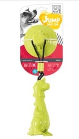 M-Pets Jump Dino Ödül Hazneli Vantuzlu Köpek Oyuncağı