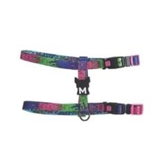 M-PETS URBAN STYLE LAVA ACTİVE KÖPEK GÖĞÜS TASMASI (M)