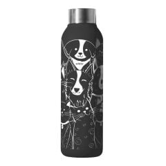 M-PETS PETJOY PURRFECT PETFAMİLY TERMOS 500ML  BLACK&WHİTE