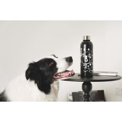 M-PETS PETJOY PURRFECT PETFAMİLY TERMOS 500ML  BLACK&WHİTE