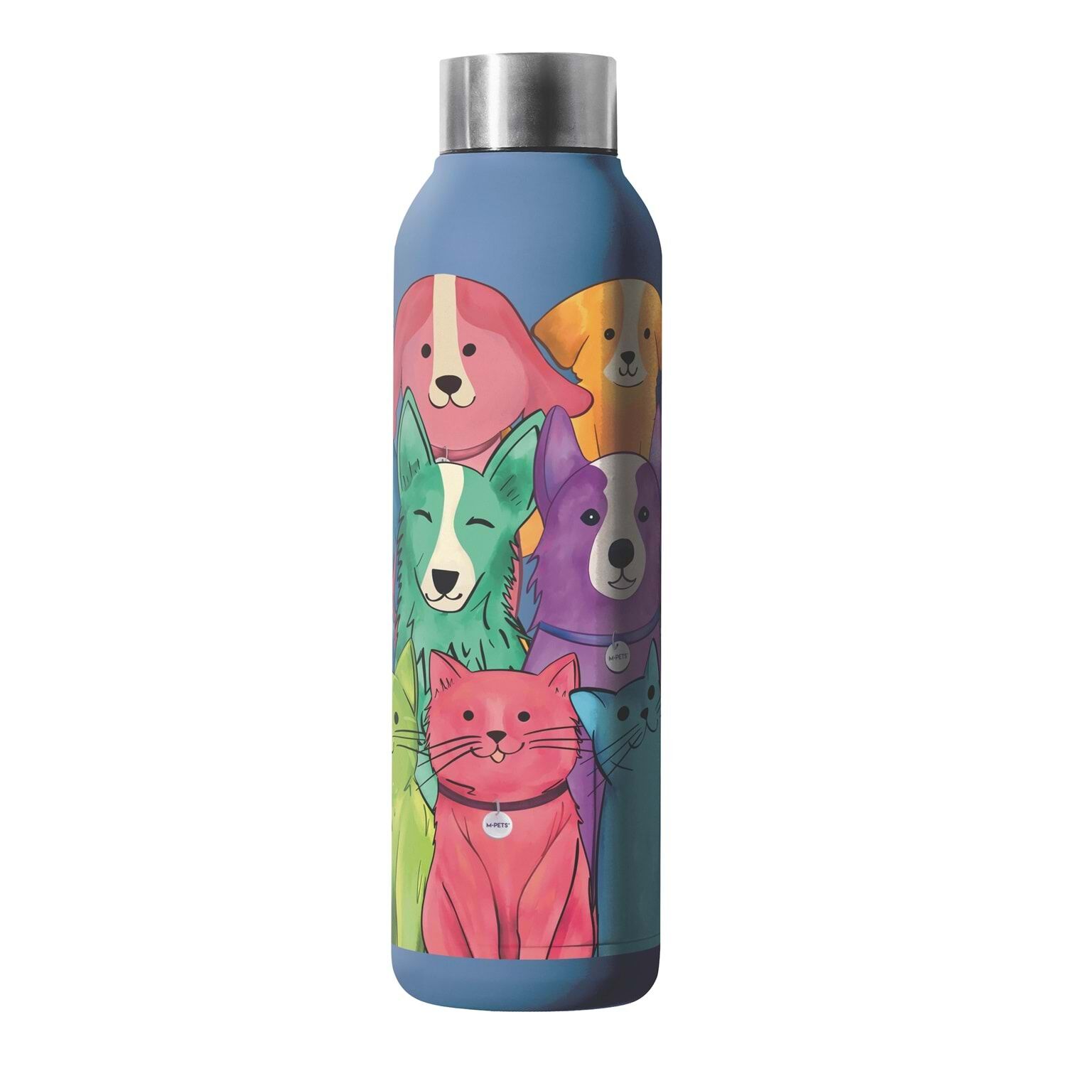 M-PETS PETJOY PURRFECT PETFAMİLY TERMOS 500ML LİGHT BLUE