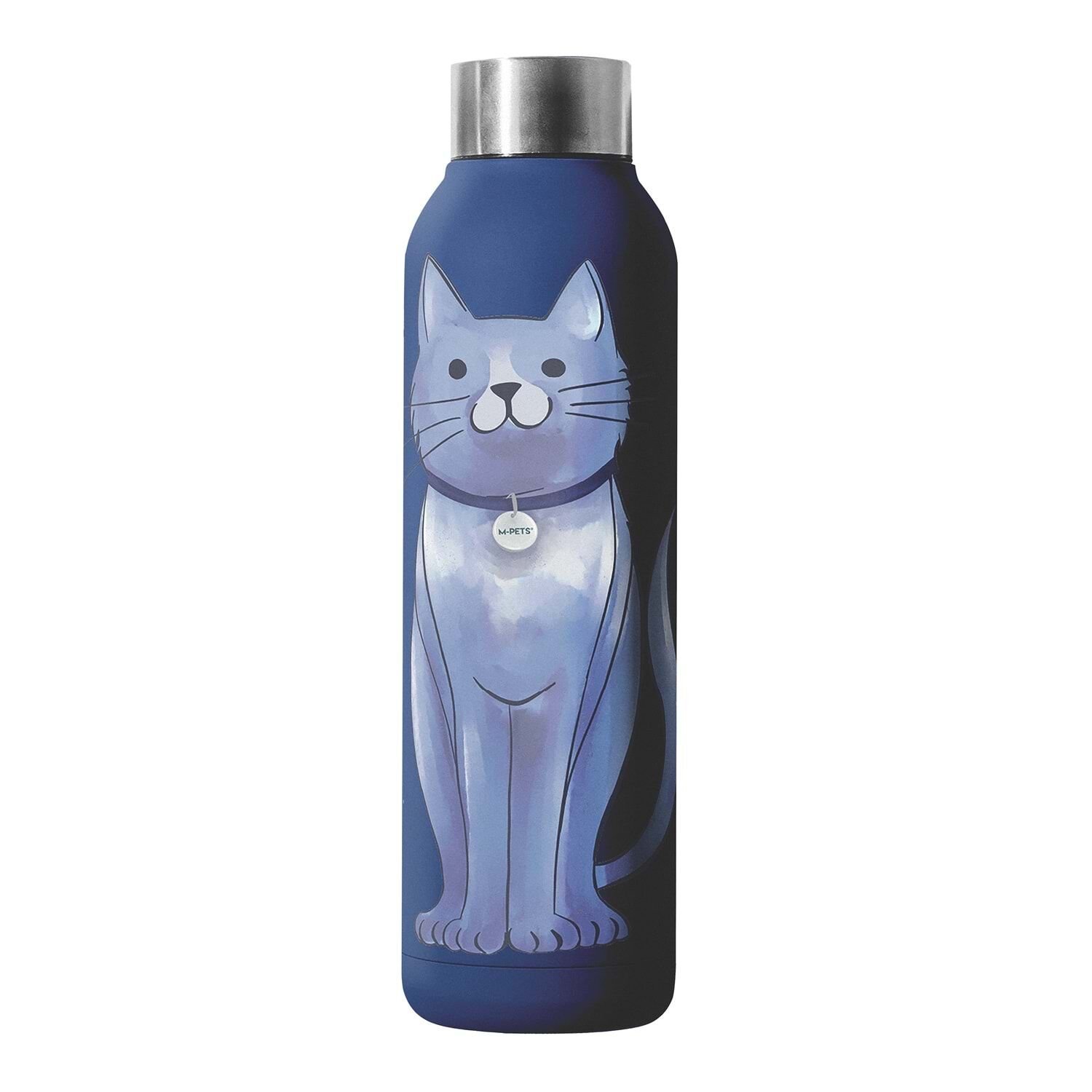 M-PETS PETJOY PURRFECT MOONPİE TERMOS 500ML BLUE
