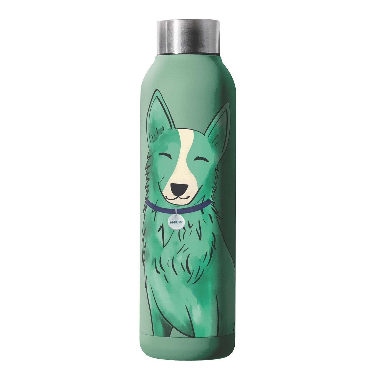 M-PETS PETJOY PURRFECT LUNA TERMOS 500ML GREEN