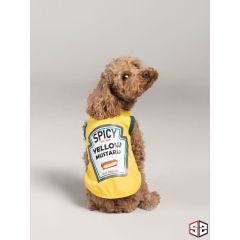 Salya Mustard Yazlık Köpek Atlet (M)