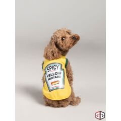 Salya Mustard Yazlık Köpek Atlet (L)