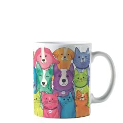M-PETS PETJOY PETFAMİLY KUPA 350ML MULTİCOLOR