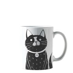 M-PETS PETJOY MOONPİE KUPA 350ML BLACK&WHİTE