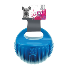 M-Pets Arco Ball Kauçuk Top Köpek Oyuncağı – Mavi (M Boy)