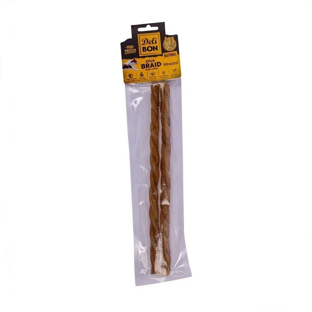 Deri El İşi Kemik Örgü Çubuk Model Naturel 30 Cm x 2 Adet