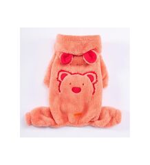 Salmon Koala Köpek Tulum (Rompers) – Rahat, Sevimli ve Günlük Kullanıma Uygun (M)