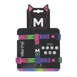 M-PETS URBAN STYLE LAVA ACTİVE KÖPEK GÖĞÜS TASMASI (XS)