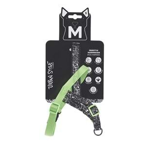 M-PETS URBAN STYLE BLACK/WHİTE NORWEGIAN KÖPEK GÖĞÜS TASMASI (S)