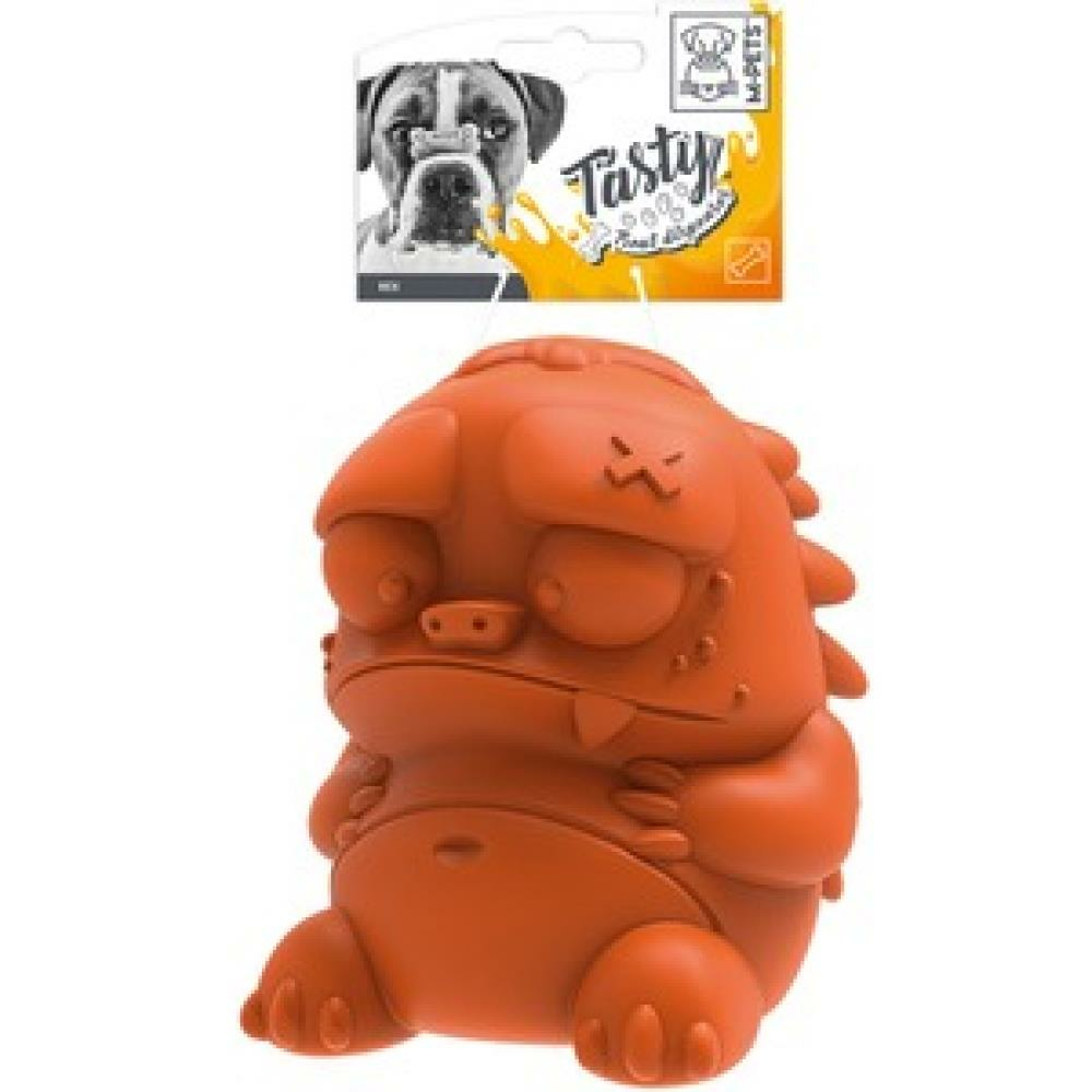 Rex Ödül Hazneli Kauçuk Köpek Oyuncağı - Turuncu