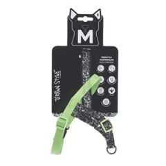 M-PETS URBAN STYLE BLACK/WHİTE NORWEGIAN KÖPEK GÖĞÜS TASMASI (M)