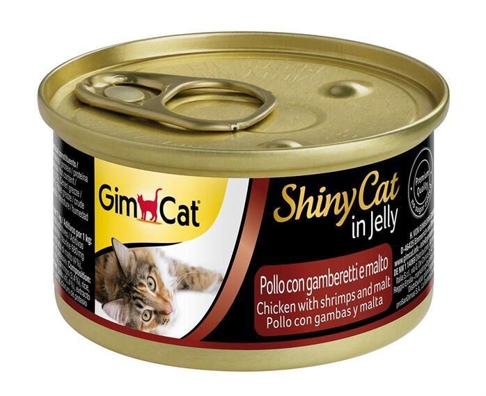 Shinycat Tavuk&Karides&Malt Özü Kedi Konservesi 70gr