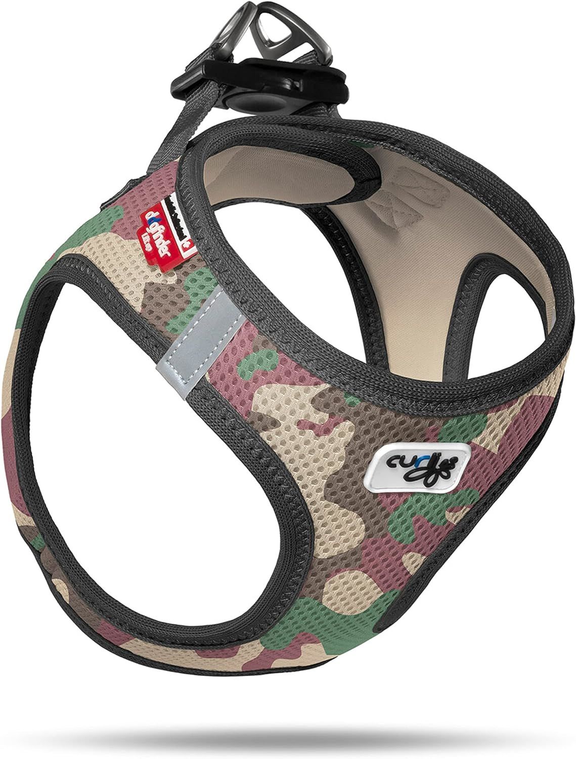 Curli Vest Harness Air-Mesh Köpek Göğüs Tasması Camo (XL)