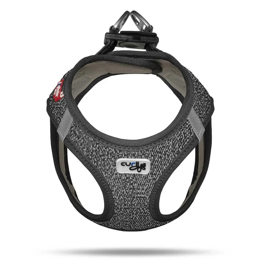 Curli Vest Harness Merino Köpek Göğüs Tasması – Siyah (M)