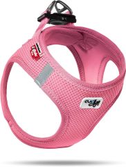 Curli Vest Harness Air-Mesh Köpek Göğüs Tasması – Pembe (S)