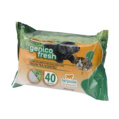 Ferplast Genico Fresh Kedi & Köpek Temizleme Mendili – Yeşil Çay Kokulu