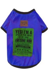 Alphadog Spoiled Mavi-Pembe Köpek T-Shirt Mavi - 3