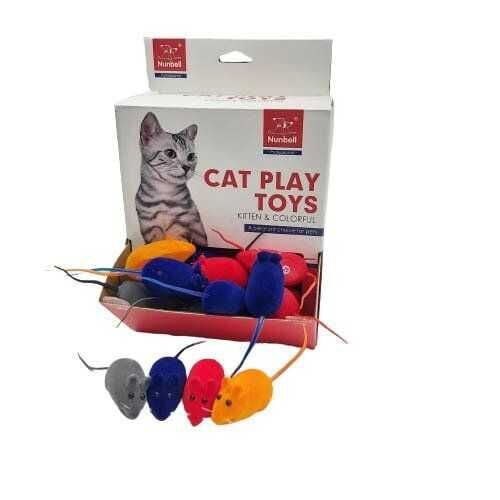 Nunbell Fare Şeklinde Kedi Oyuncağı