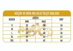 MAX DESİNG KIRMIZI YELKEN ATLET +ŞAPKA XXLARGE