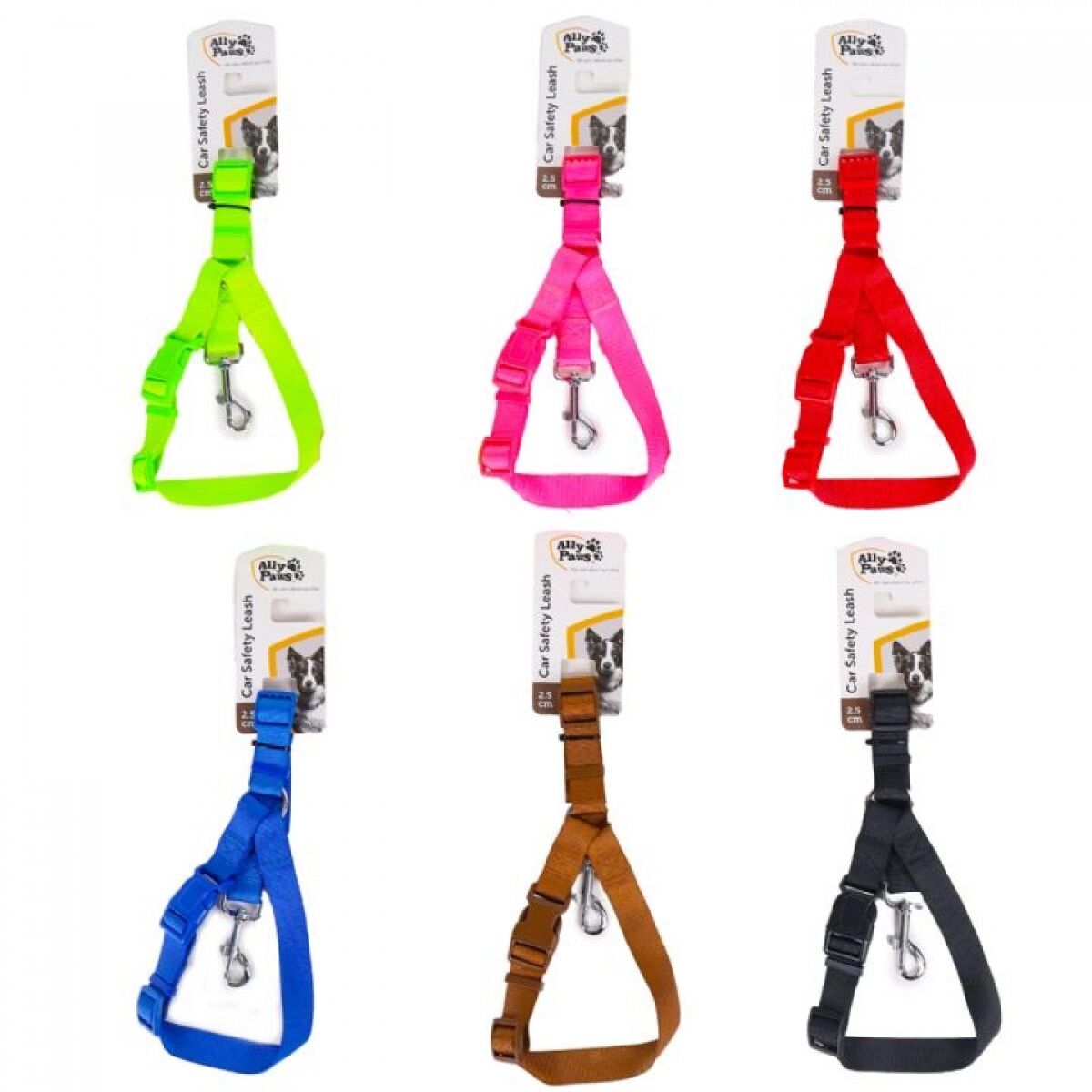 Ally Paws Araç Koltuk Güvenlik Kayışı 2,5 CM – Güvenli ve Kontrollü Seyahat