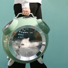 Sixties Clock Taşıma Çantası - Kedilere Özel