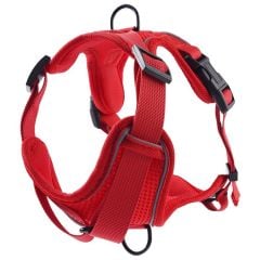 Lion Köpek Göğüs Tasması – Kırmızı, Medium (M)