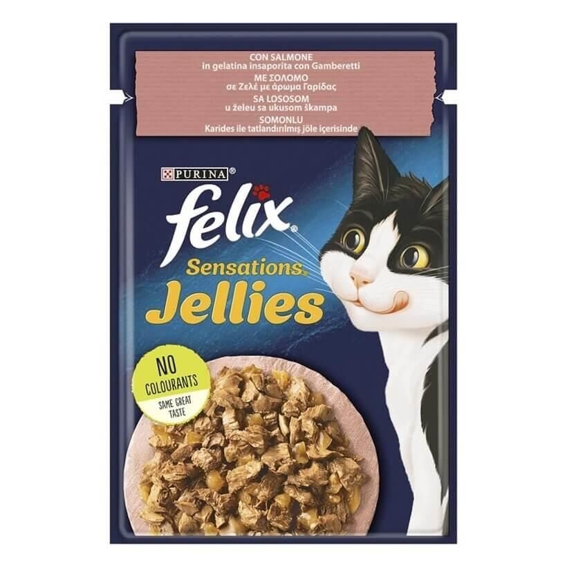 Sensations Somonlu ve Karidesli Yaş Kedi Maması 100 Gr
