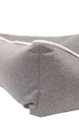 Peggy Lola Kül Grisi Kedi ve Köpekler için Yatak – Fermuarlı Bölmeler, Kaydırmaz Taban