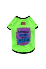 Alphadog Coolest Dog Yazlık Köpek T-Shirt – Pamuklu ve Esnek