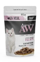 Kitten With Veal Dana Etli Yavru Kedi Yaş Maması 80 Gr