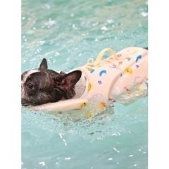 Olchi Rainbow Life Jacket/IVORY/M Köpek Can Yeleği Medium
