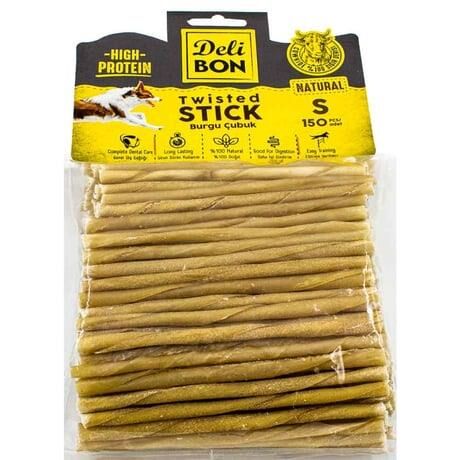 Köpek Ödül Kemiği Burgu Çubuk İnce 150 Adet – Natural