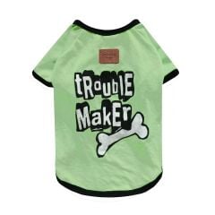 Alphadog Trouble Maker Yazlık Köpek T-Shirt – Pamuklu, Esnek ve Şık