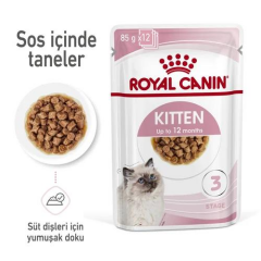Kitten Gravy Soslu Yaş Kedi Maması 85 gr