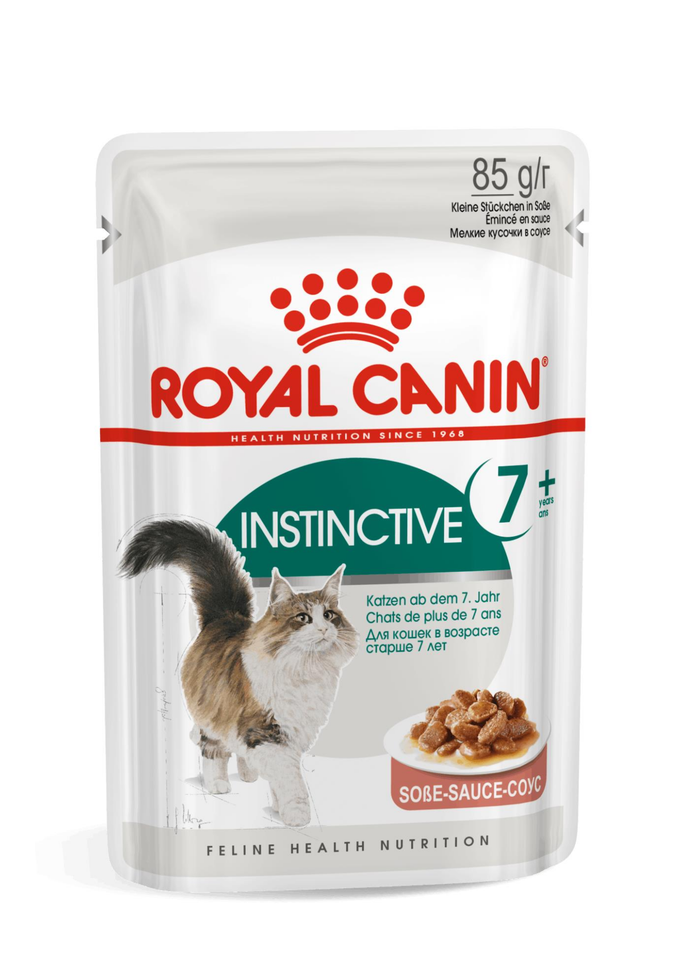 Instinctive Gravy 7+ Yedi Yaş ve Üzeri Kediler için Soslu Yaş Kedi Maması 85 gr