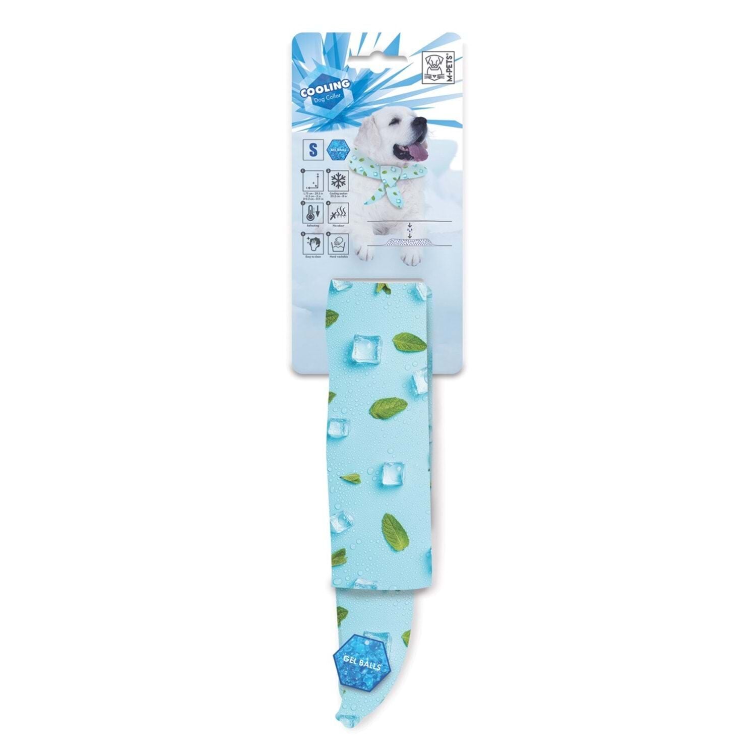 M-PETS COOLİNG SERİNLETİCİ KÖPEK YAKALIĞI (S) BLUE