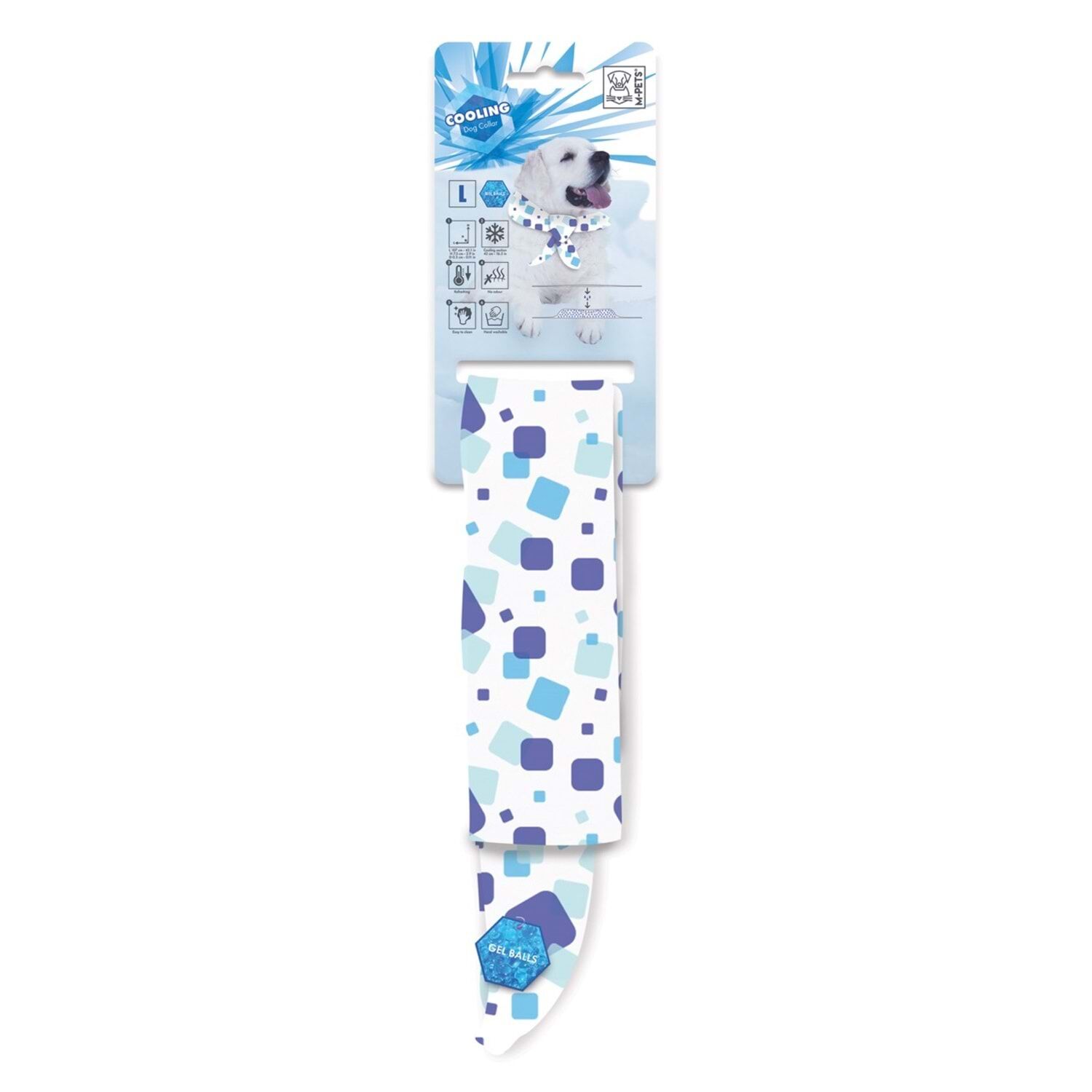 M-PETS COOLİNG SERİNLETİCİ KÖPEK YAKALIĞI (L) WHİTE