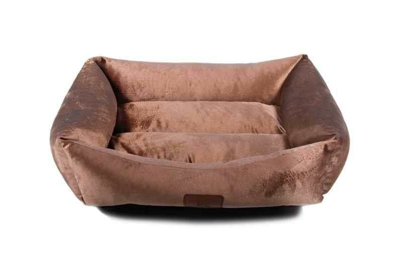 Peggy Luna Kahverengi Kedi ve Köpekler için Yatak – Kaydırmaz Taban, Elyaf Dolgulu