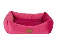 Peggy Luna Şeker Pembesi Kedi ve Köpekler için Yatak – Kaydırmaz Taban, Elyaf Dolgulu