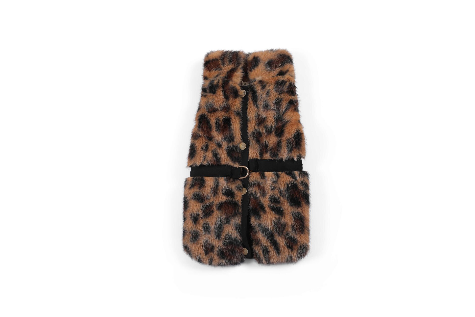 ChiChi Leopar Desenli Köpek Yeleği – Medium