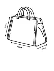 Salya Jean Köpek Taşıma Çantası (Siyah)