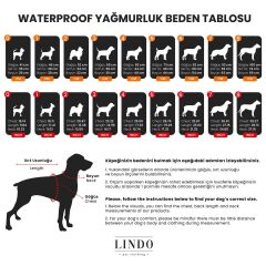 Aqua Black İçi Polarlı Su Geçirmez Köpek Yağmurluğu
