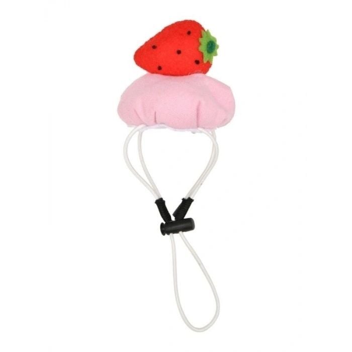 FRUİT POP CAP PINK KEDİ KÖPEK TOKASI ÇİLEKLİ