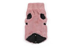 ChiChi Pembe Peluş Köpek Yeleği – Yumuşak, Sıcak ve Konforlu (Large)