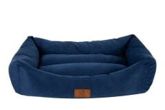 Peggy Luna Gece Mavisi Kedi ve Köpekler için Yatak – Kaydırmaz Taban, Elyaf Dolgulu